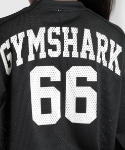 DAMES Gymshark T-shirts*Mesh Long Sleeve Varsity Top