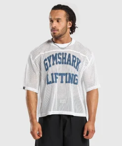 Heren Gymshark T-shirts*Mesh Oversized T-Shirt