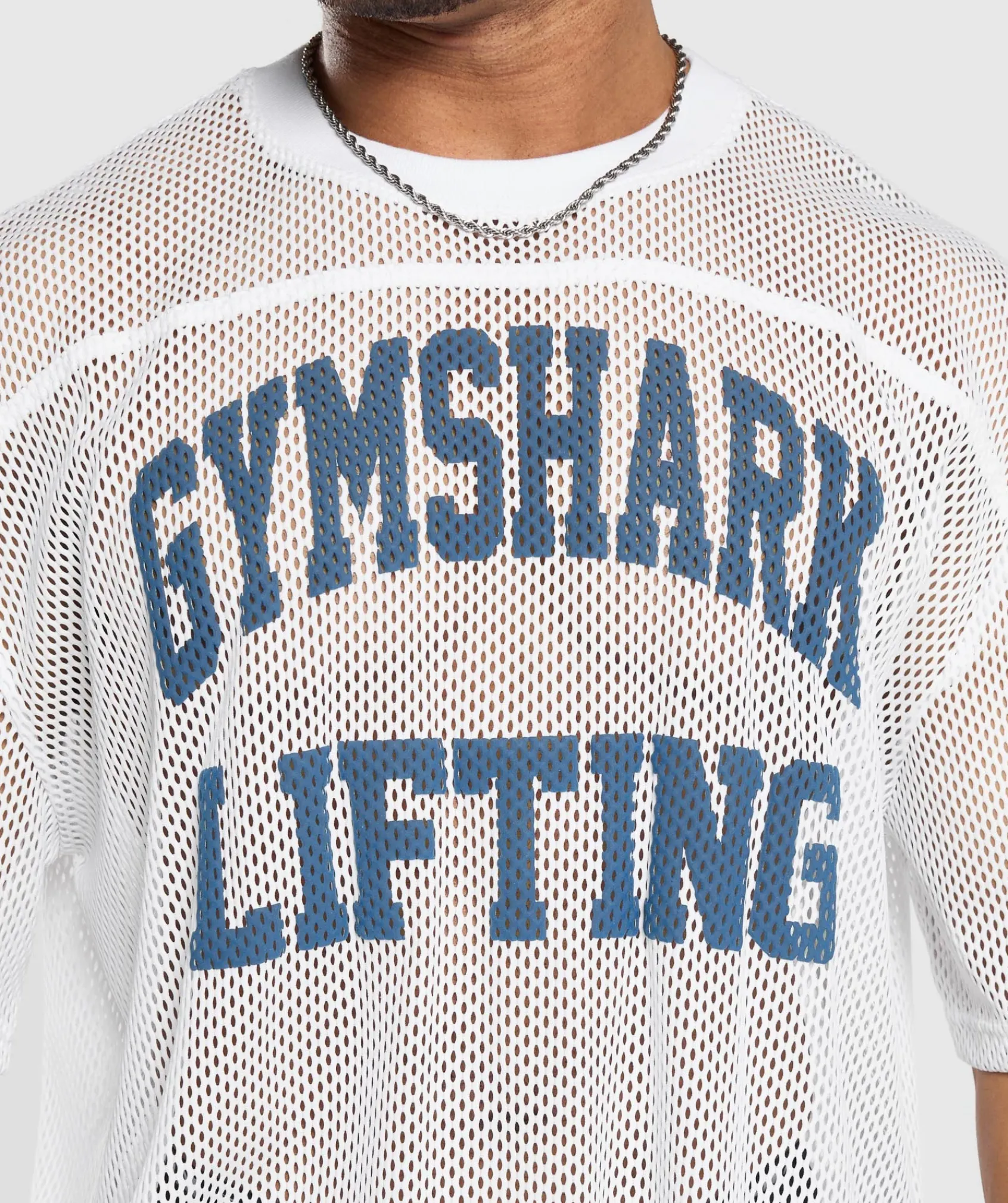 Heren Gymshark T-shirts*Mesh Oversized T-Shirt
