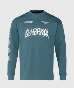 Heren Gymshark T-shirts*Metal Lifting Graphic Long Sleeve T-Shirt