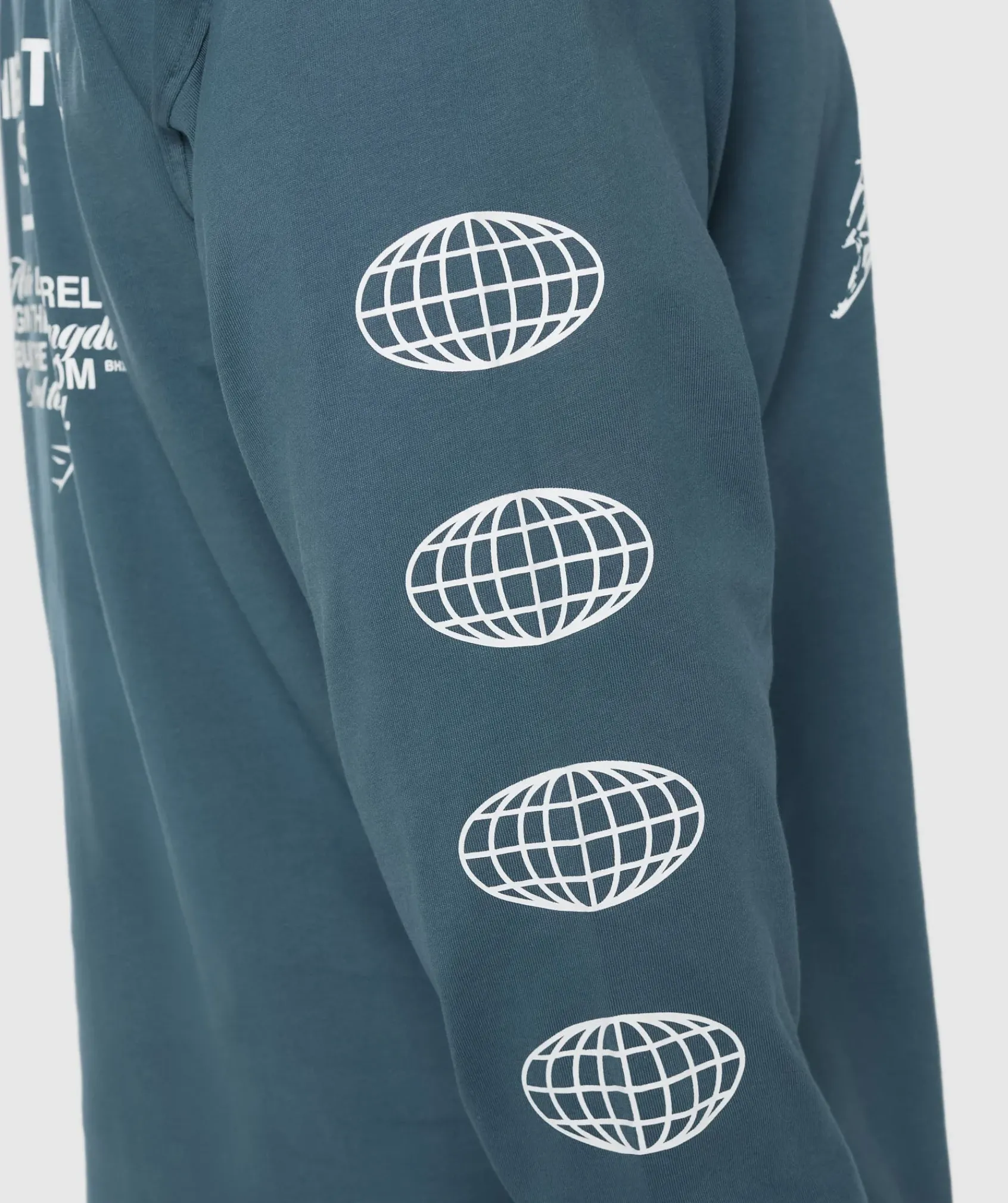 Heren Gymshark T-shirts*Metal Lifting Graphic Long Sleeve T-Shirt