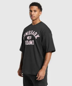Heren Gymshark T-shirts*Miami Graphic T-Shirt