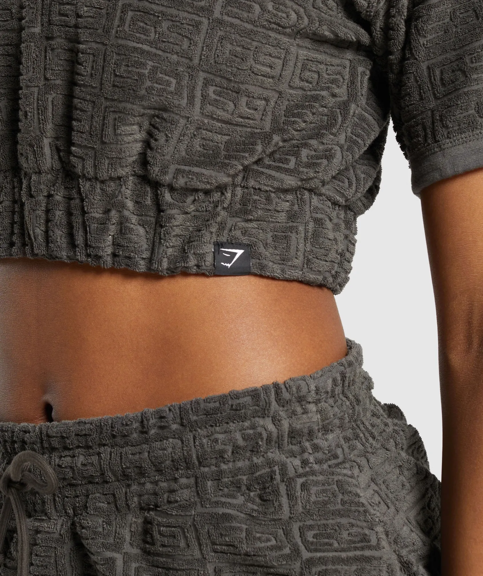 DAMES Gymshark Croptops|T-shirts*Monogram Towel Crop Top