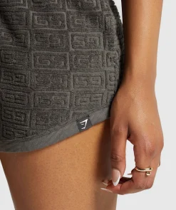 DAMES Gymshark Shorts*Monogram Towel Shorts