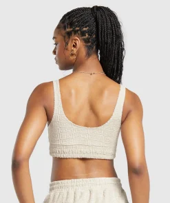 DAMES Gymshark Sport-bh's|T-shirts*Monogram Towelling Bralette