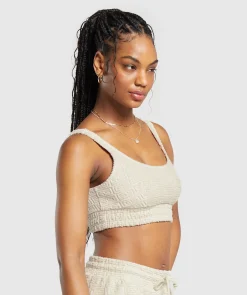 DAMES Gymshark Sport-bh's|T-shirts*Monogram Towelling Bralette