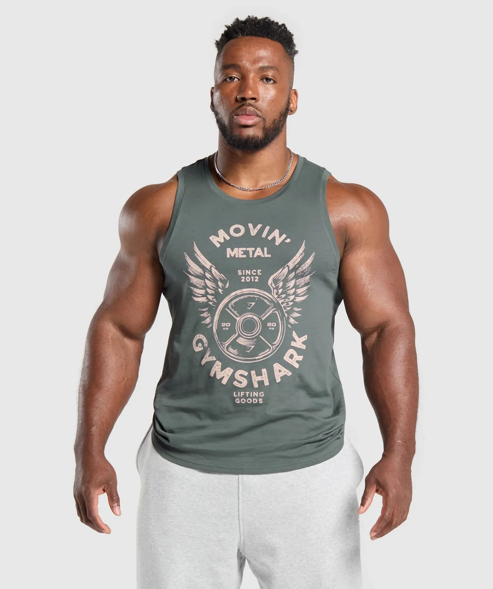 Heren Gymshark Tanktops*Movin' Metal Graphic Tank