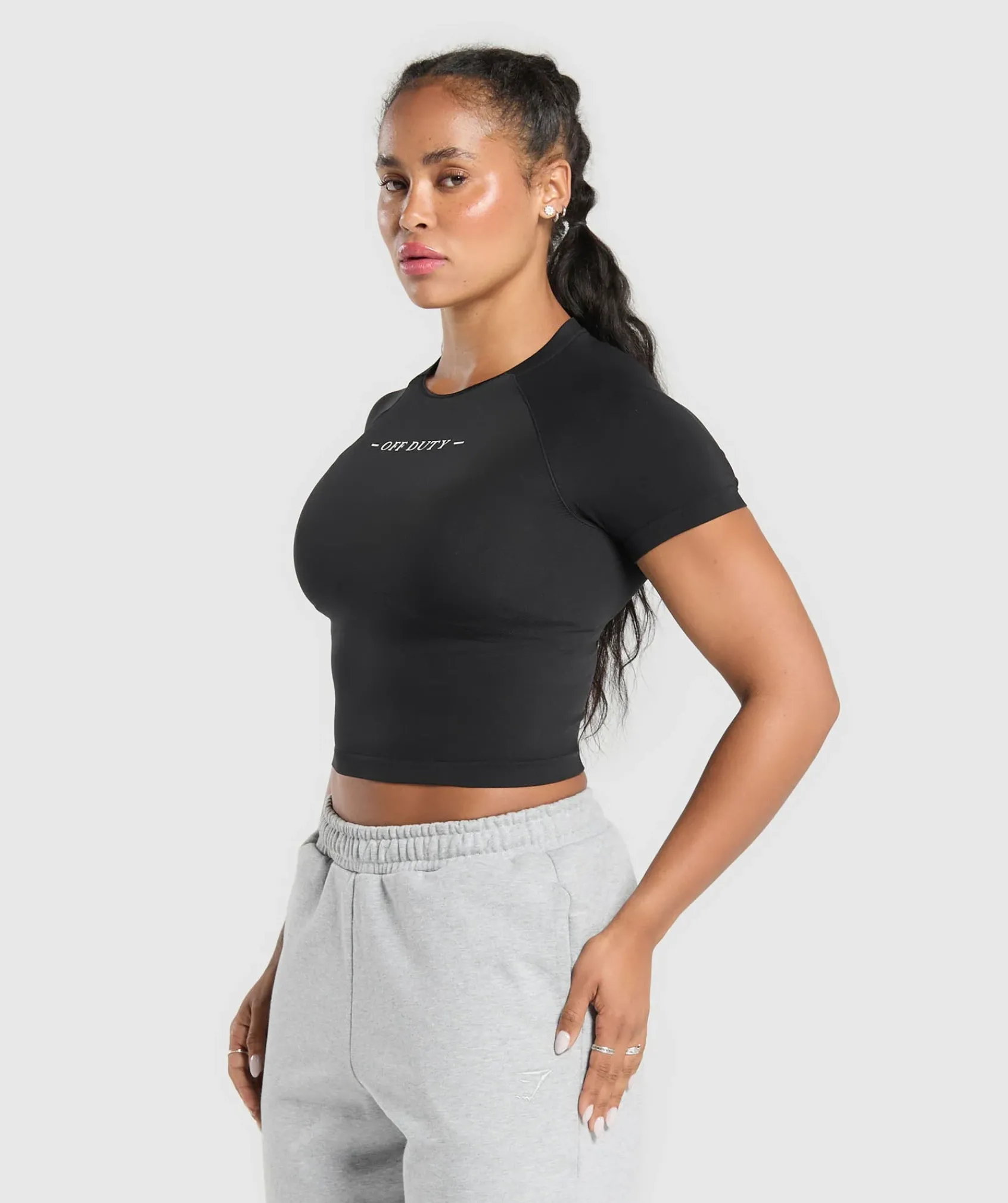 DAMES Gymshark Croptops|T-shirts*Off Duty Seamless Baby Tee