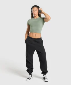 DAMES Gymshark Croptops|T-shirts*Off Duty Seamless Baby Tee