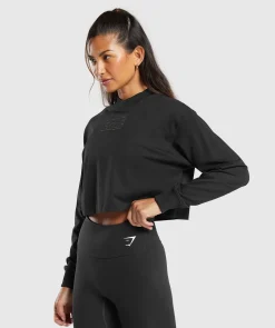 DAMES Gymshark Croptops|T-shirts*Outline Oversized Top