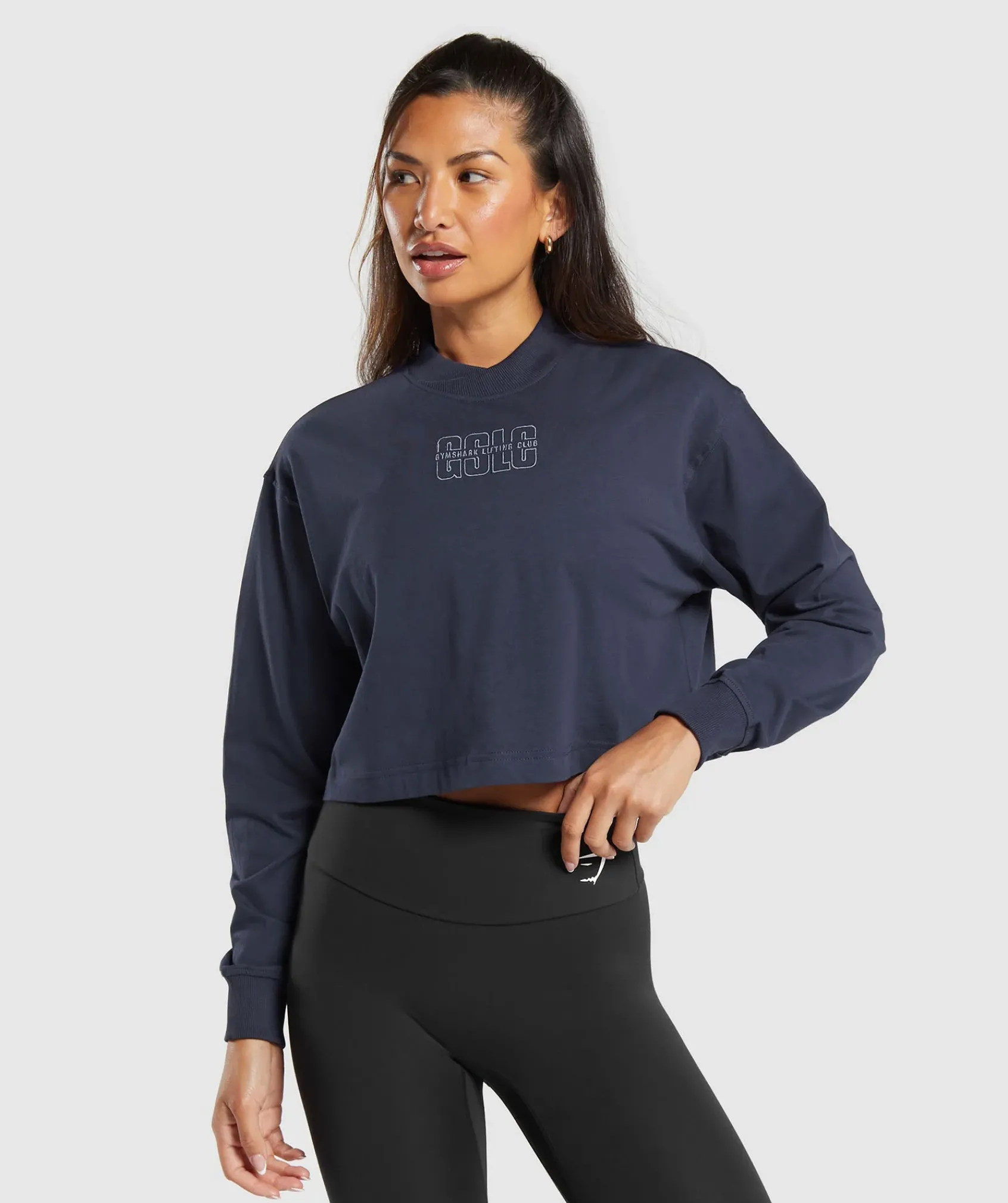 DAMES Gymshark Croptops|T-shirts*Outline Oversized Top