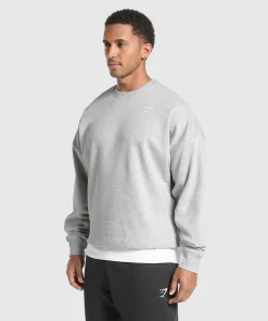 Heren Gymshark Hoodies & Truien*Oversized Crest Crew