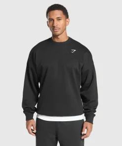 Heren Gymshark Hoodies & Truien*Oversized Crest Crew