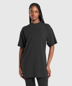 DAMES Gymshark Bedekkende Sportkleding|T-shirts*Oversized T-Shirt Dress