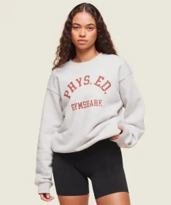 DAMES Gymshark Hoodies & Truien*Phys Ed Crew Neck Sweatshirt