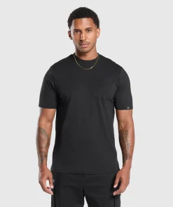 Heren Gymshark T-shirts*Pocket T-Shirt