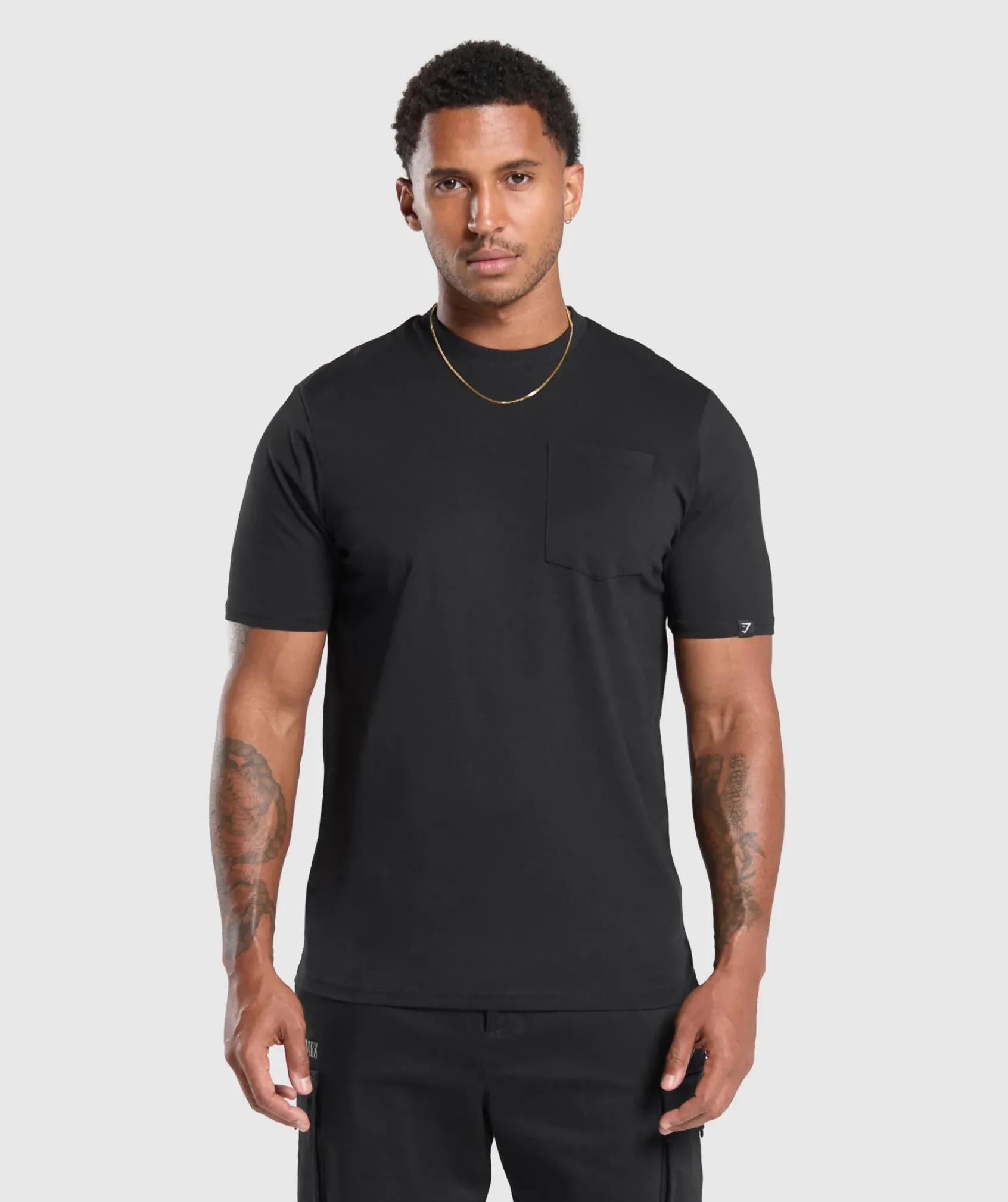 Heren Gymshark T-shirts*Pocket T-Shirt