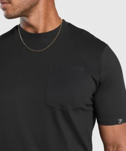 Heren Gymshark T-shirts*Pocket T-Shirt