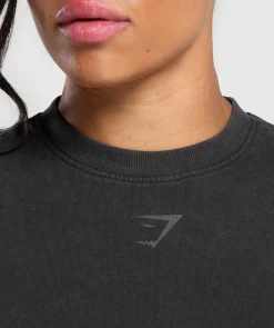 DAMES Gymshark Bedekkende Sportkleding|T-shirts*Power Oversized Long Sleeve Top