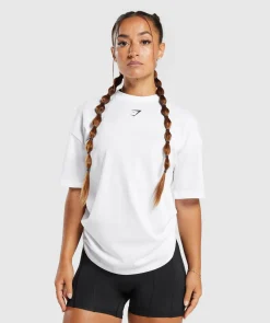 DAMES Gymshark Bedekkende Sportkleding|T-shirts*Power Oversized T-Shirt