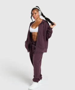 DAMES Gymshark Bedekkende Sportkleding|Sportjacks*Power Oversized Zip Hoodie