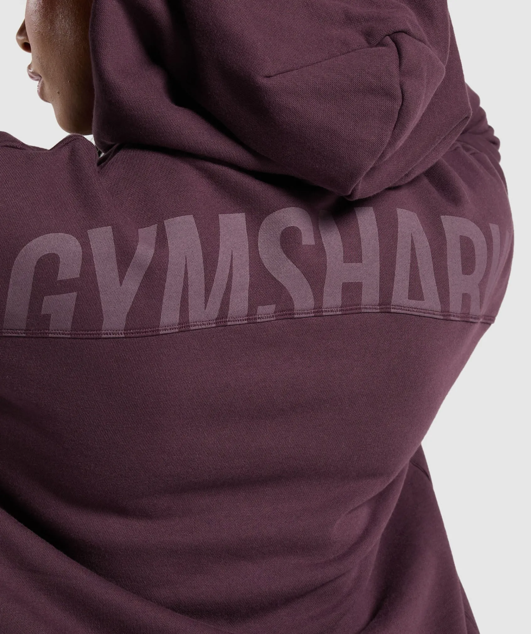 DAMES Gymshark Bedekkende Sportkleding|Sportjacks*Power Oversized Zip Hoodie
