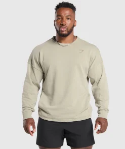 Heren Gymshark Hoodies & Truien*Power Washed Crew