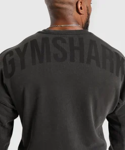 Heren Gymshark Hoodies & Truien*Power Washed Crew
