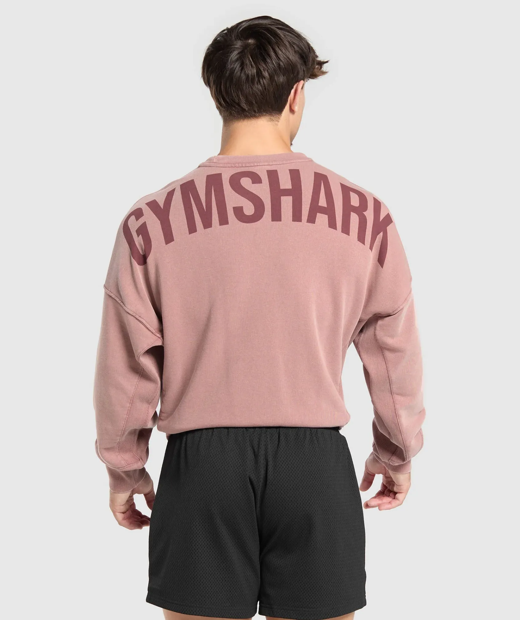 Heren Gymshark Hoodies & Truien*Power Washed Crew