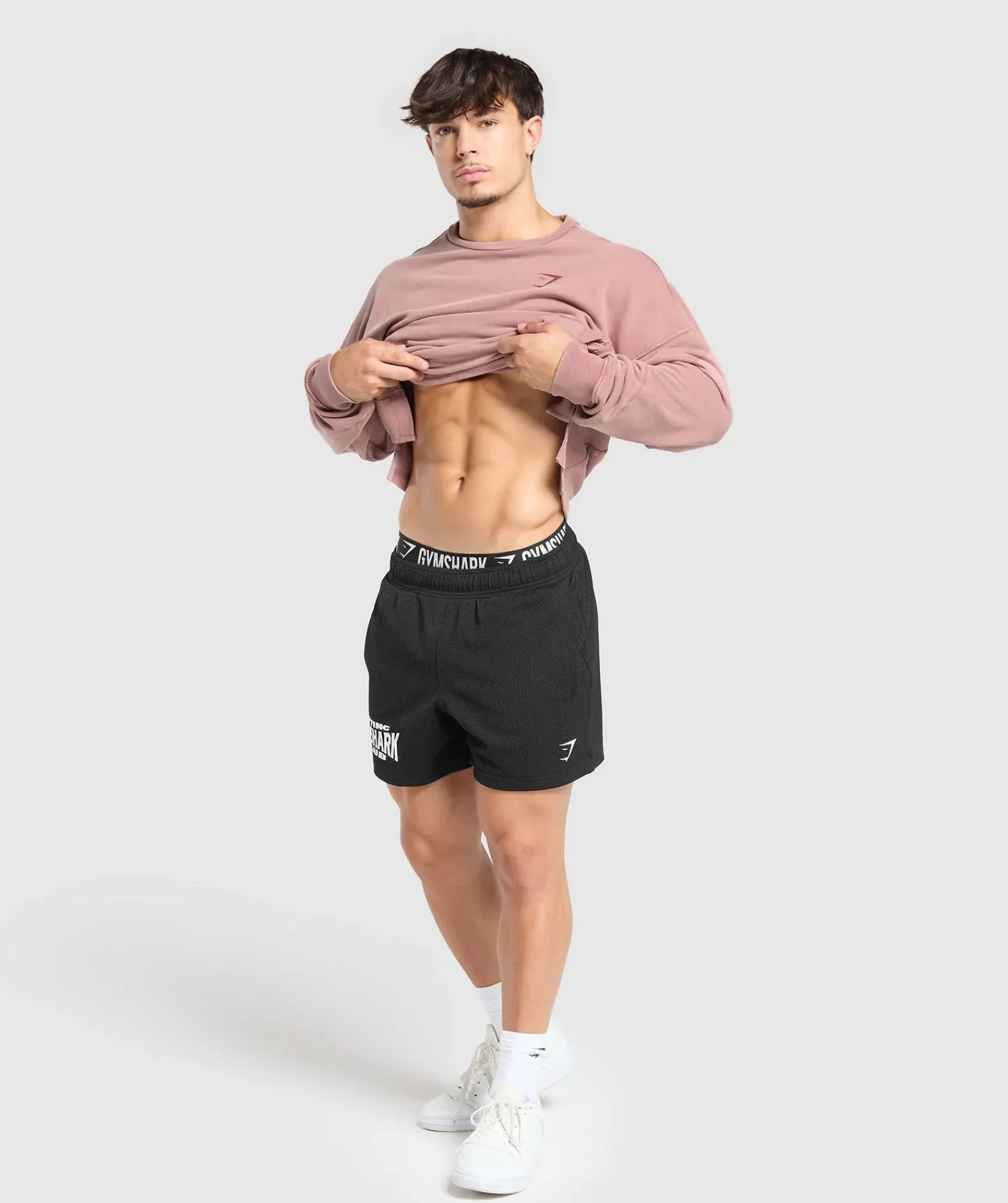Heren Gymshark Hoodies & Truien*Power Washed Crew