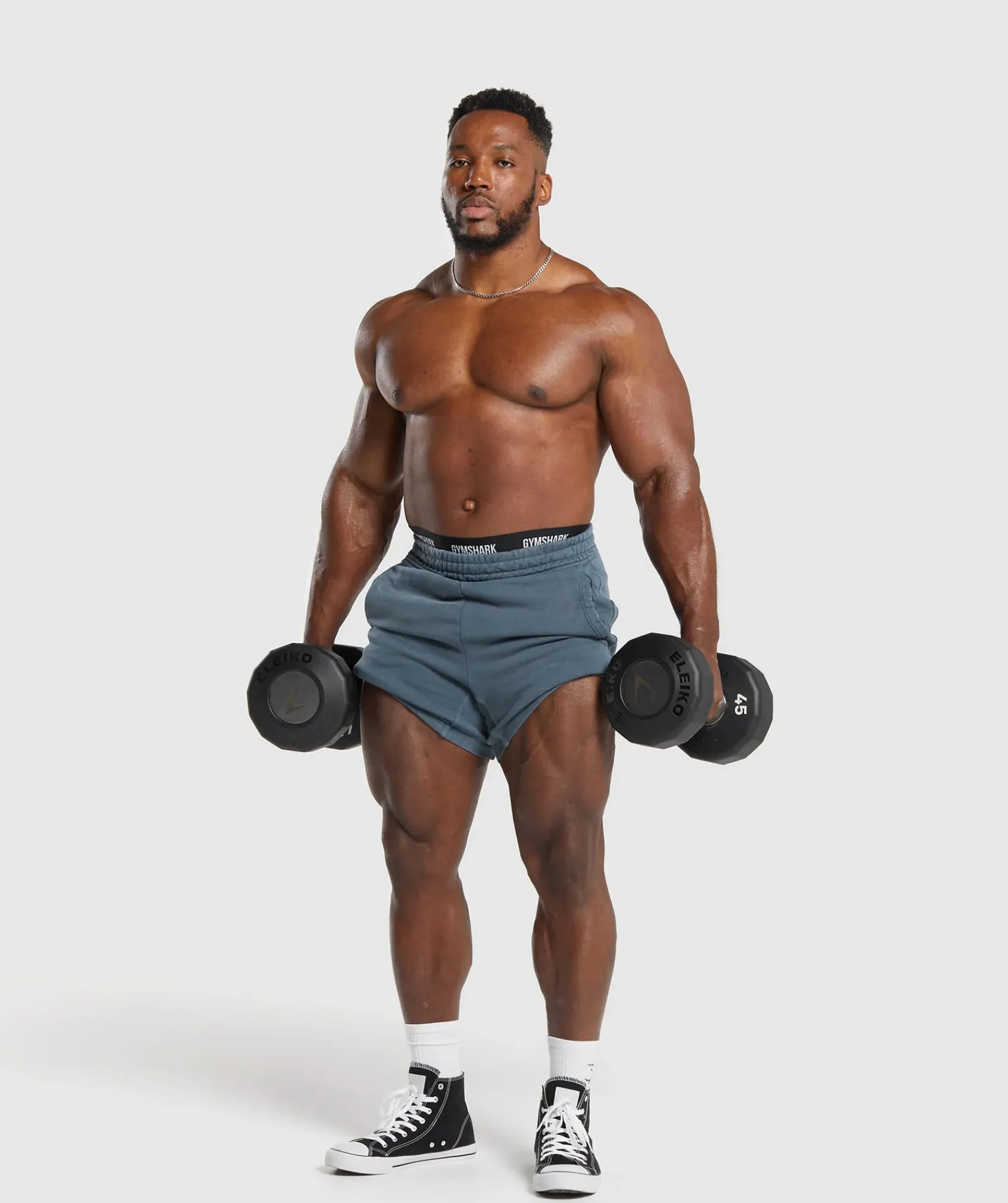 Heren Gymshark Shorts*Power Washed 5" Shorts