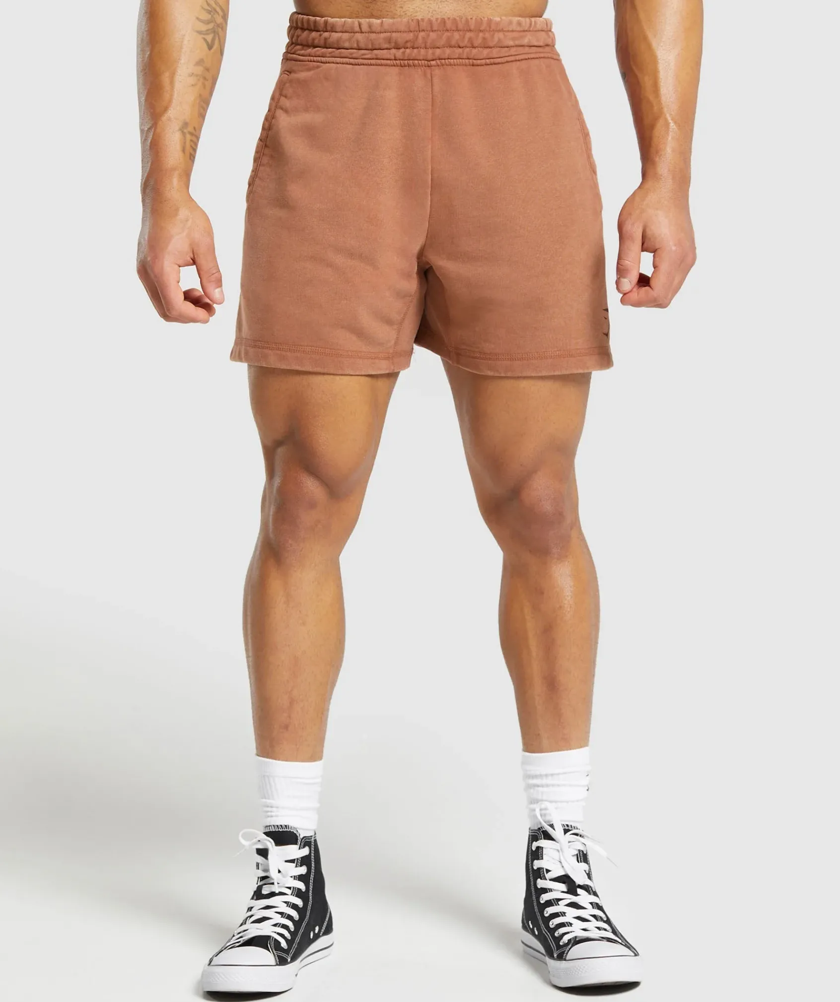 Heren Gymshark Shorts*Power Washed 5" Shorts