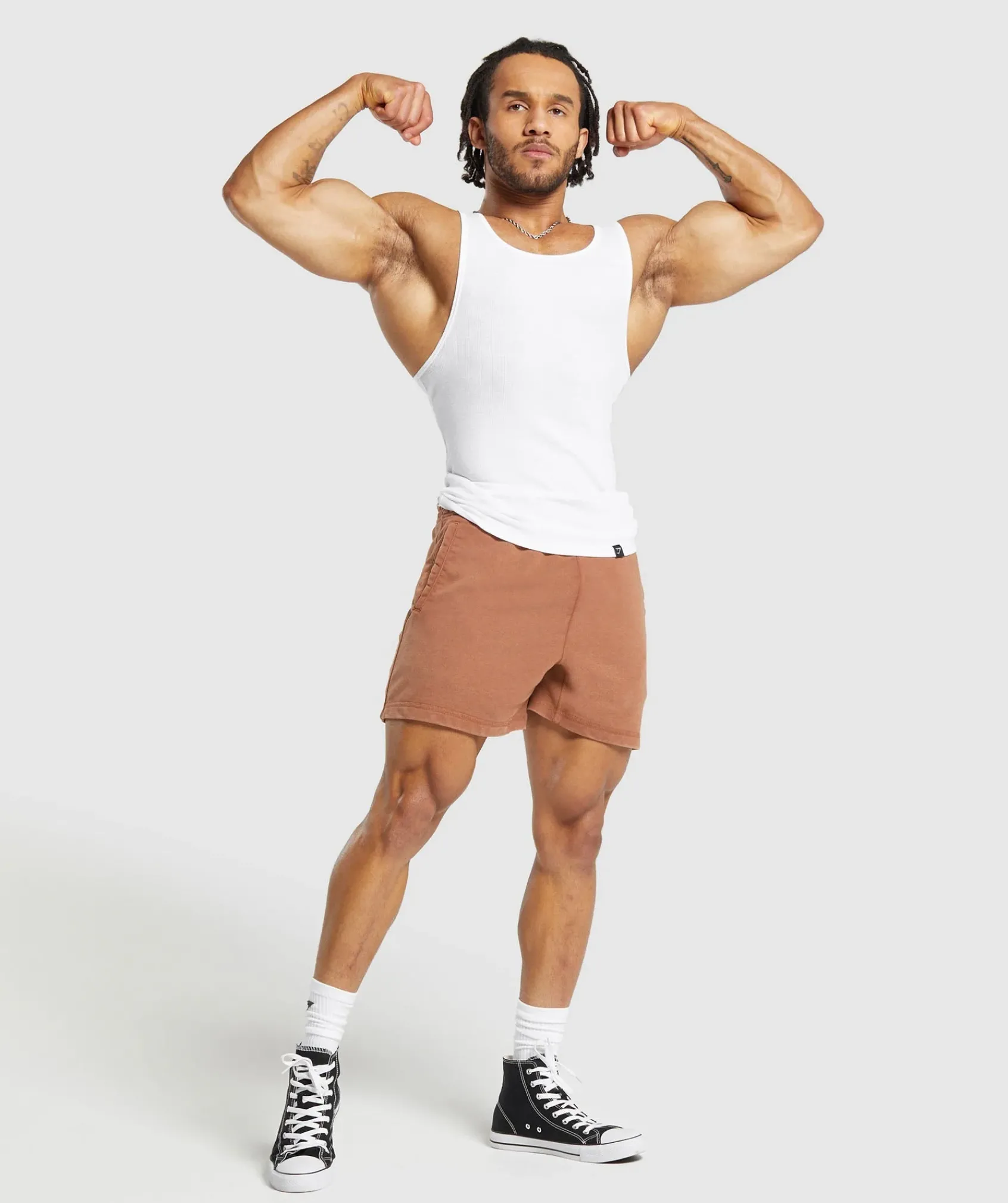 Heren Gymshark Shorts*Power Washed 5" Shorts