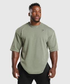 Heren Gymshark T-shirts*Power Washed Short Sleeve Crew