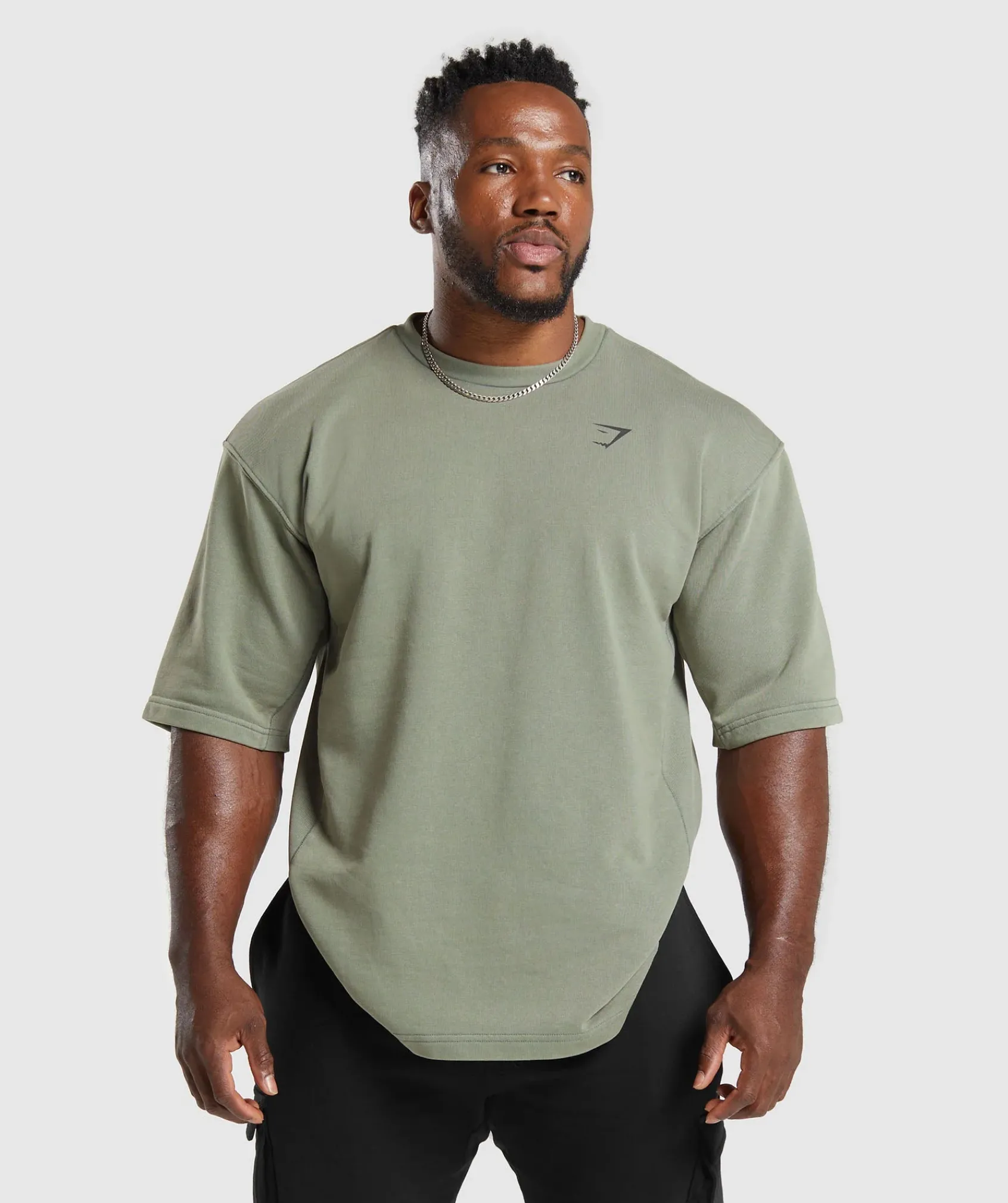 Heren Gymshark T-shirts*Power Washed Short Sleeve Crew