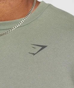 Heren Gymshark T-shirts*Power Washed Short Sleeve Crew