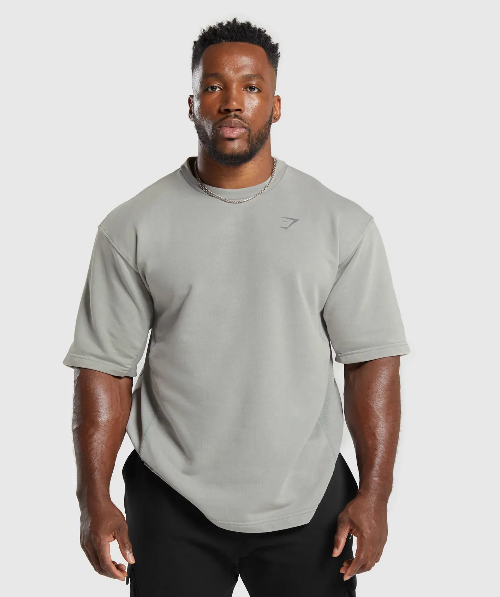 Heren Gymshark T-shirts*Power Washed Short Sleeve Crew