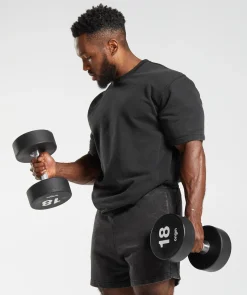 Heren Gymshark Hoodies & Truien|T-shirts*Power Washed Short Sleeve Crew