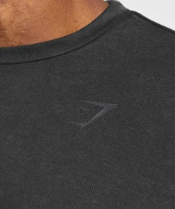 Heren Gymshark Hoodies & Truien|T-shirts*Power Washed Short Sleeve Crew