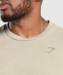 Heren Gymshark Hoodies & Truien|T-shirts*Power Washed Short Sleeve Crew
