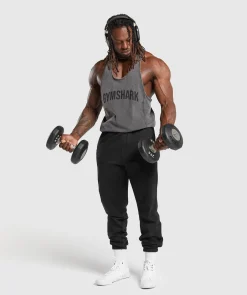 Heren Gymshark Stringers|T-shirts*Power Washed Stringer