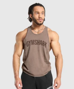Heren Gymshark Stringers*Power Washed Stringer