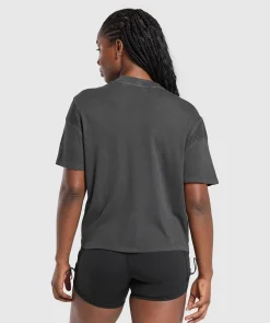 DAMES Gymshark Bedekkende Sportkleding|T-shirts*Premium Legacy Washed Oversized T-Shirt