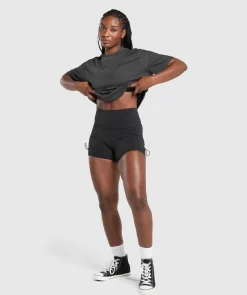 DAMES Gymshark Bedekkende Sportkleding|T-shirts*Premium Legacy Washed Oversized T-Shirt