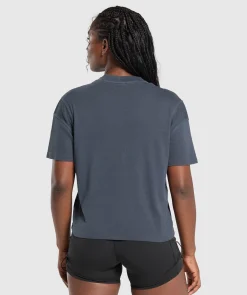 DAMES Gymshark Bedekkende Sportkleding|T-shirts*Premium Legacy Washed Oversized T-Shirt