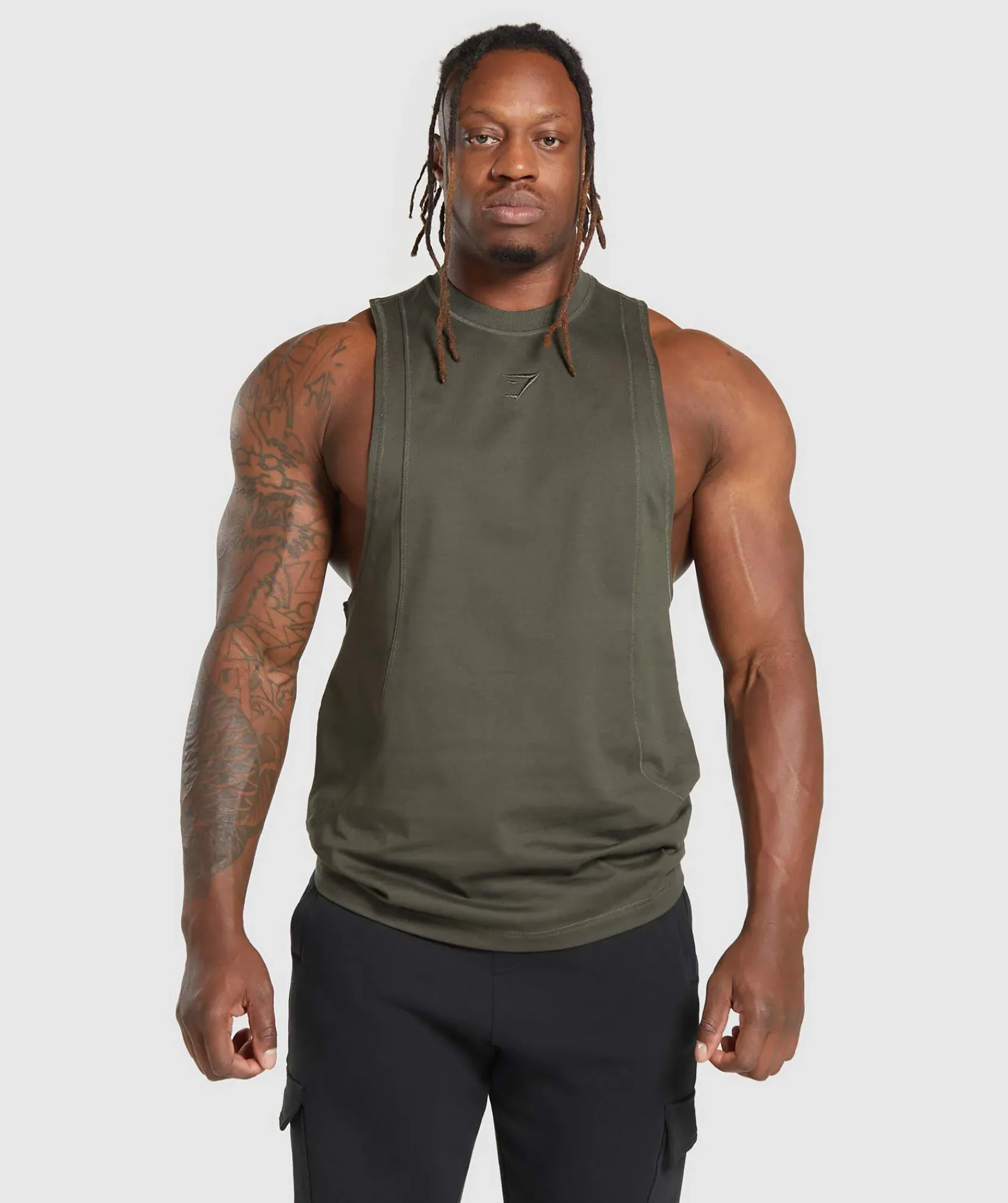Heren Gymshark Tanktops|T-shirts*Premium Lifting Drop Arm Tank