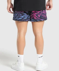Heren Gymshark Shorts*Printed Mesh 5" Shorts