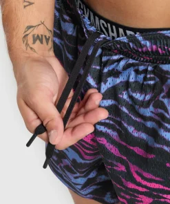 Heren Gymshark Shorts*Printed Mesh 5" Shorts