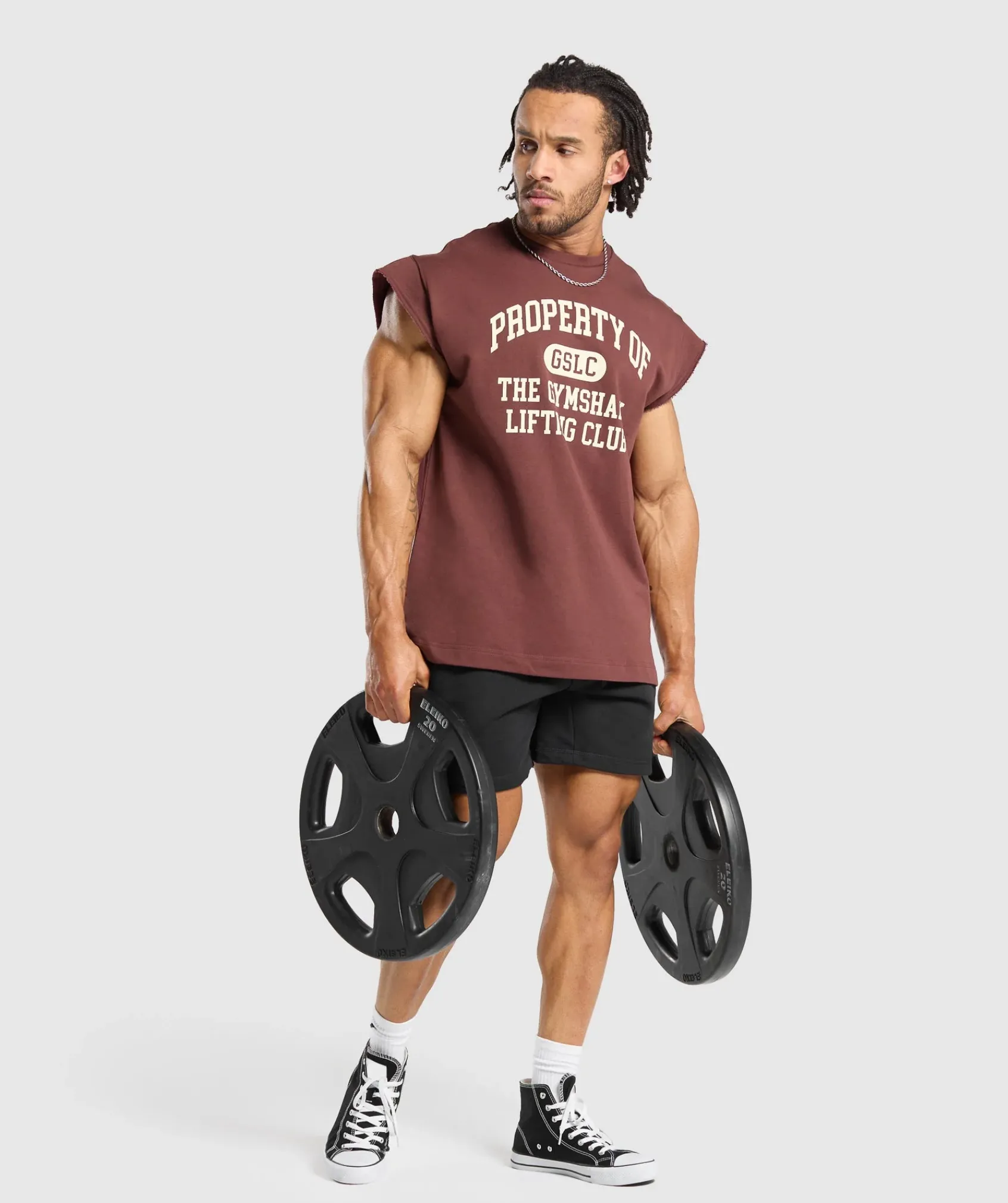 Heren Gymshark Tanktops*Property Of Cut Off Tank