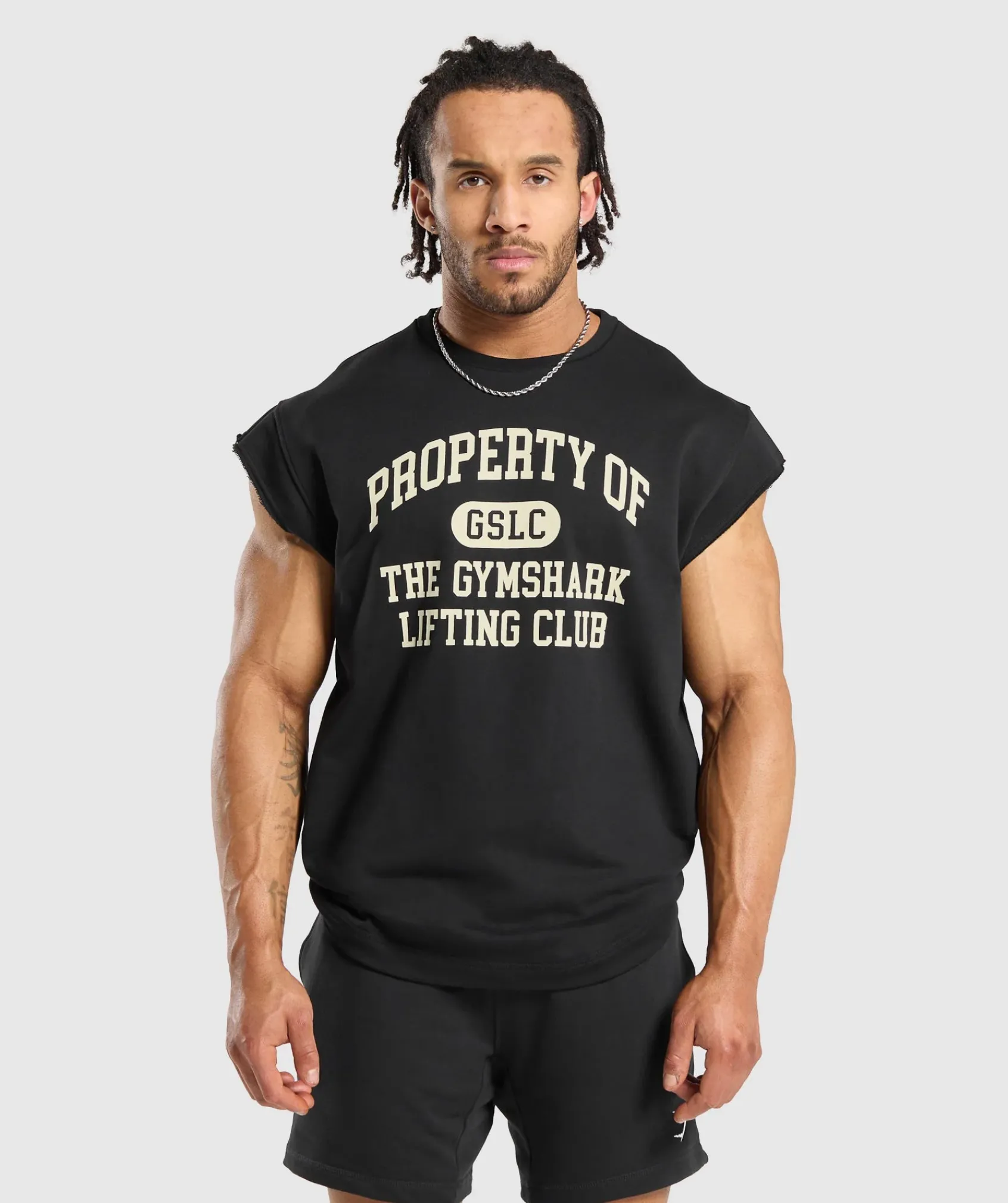 Heren Gymshark Tanktops*Property Of Cut Off Tank